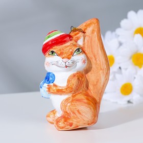 

Сувенир "Белочка", ярославская майолика, h=10 см