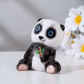 

Сувенир "Панда милашка", ярославская майолика, h=11