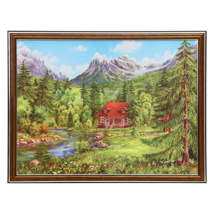 

Картина "Домик" 30х40 (33х43)см