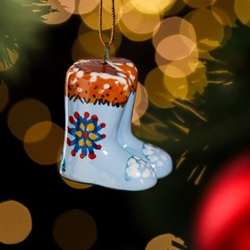 

Сувенир "Валенки", ярославская майолика