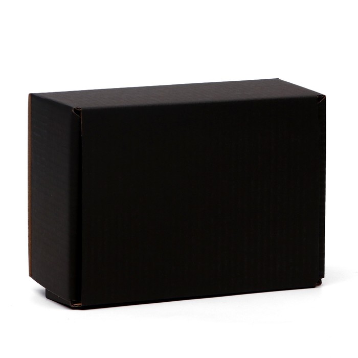 цена Коробка самосборная, черная, 22 х 16,5 х 10 см