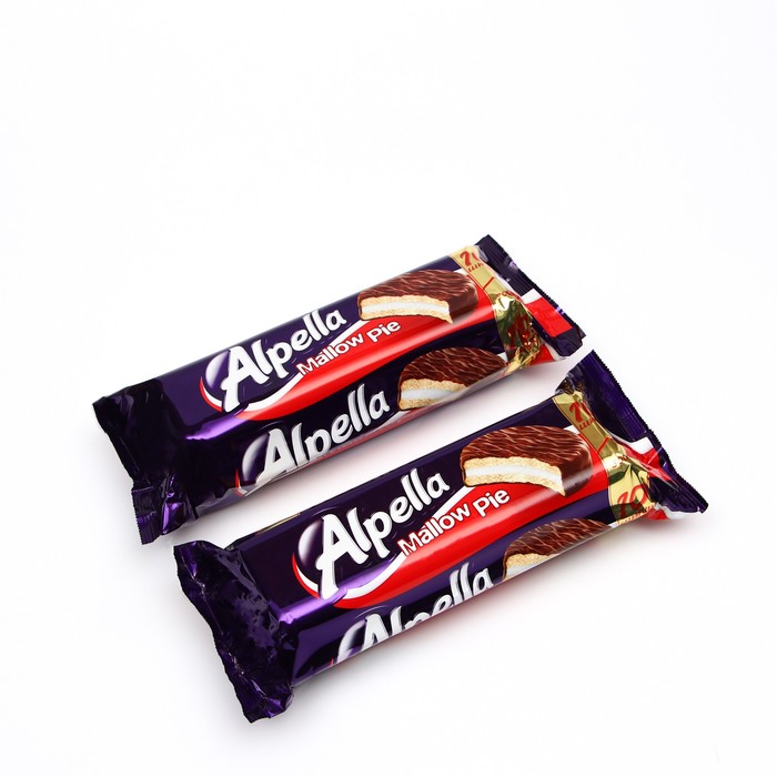 

Сэндвич - печенье Alpella Coconut в шоколадной глазури с маршмеллоу флоу-пак коррекс, 300г