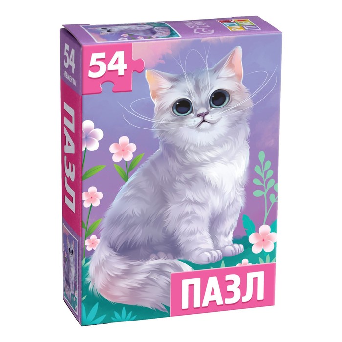 цена Пазл детский «Милый котик», 54 элемента