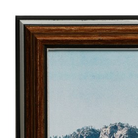 

Картина "Горное озеро" 35х28 (38*31) см