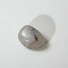 

Минерал Кварц с турмалином, галтовка, 20г, микс