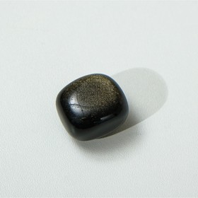 

Минерал Золотой Обсидиан, галтовка, 20г, микс