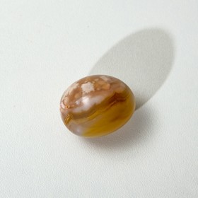 

Минерал Агат Сакура, галтовка, 20г, микс