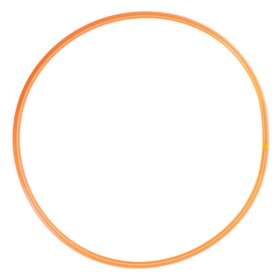 Обруч флуоресцентный d=60, цвет оранжевый Ош