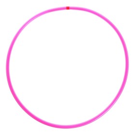 Обруч флуоресцентный d=60, цвет розовый Ош