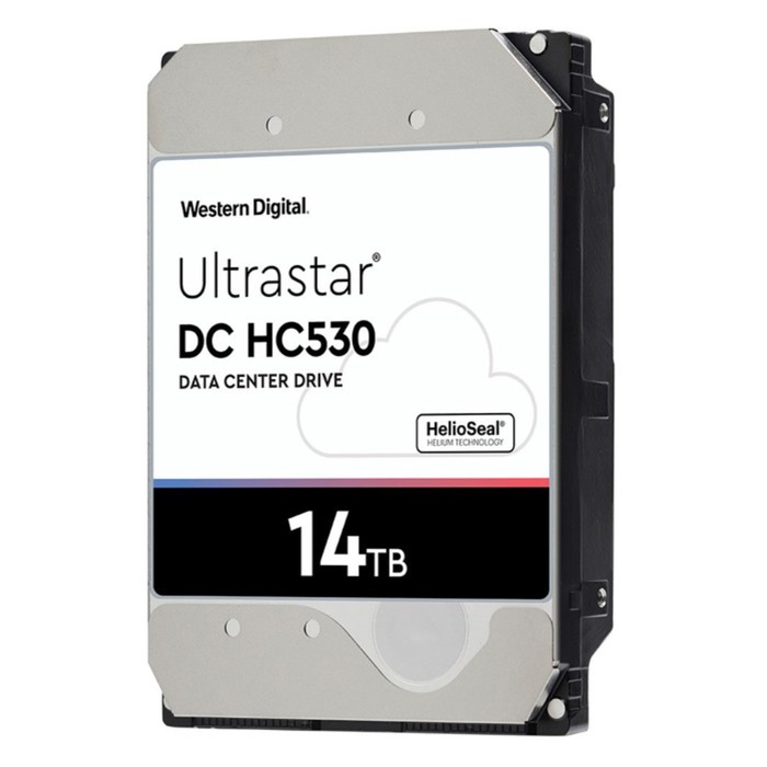 фото Жесткий диск wd original 0f31052 wuh721414al5204 ultrastar dc hc530, 14 тб, sas 3.0, 3.5" western digital