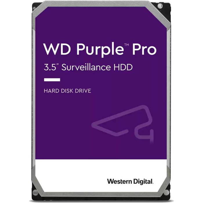 фото Жесткий диск wd original wd101purp video purple pro, 10 тб, sata-iii, 3.5" western digital