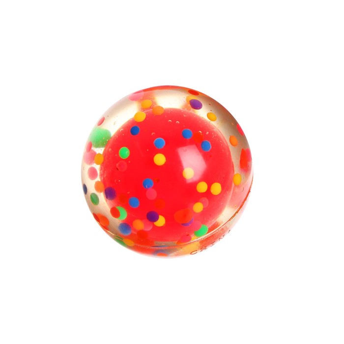 Мяч каучук «Шарики» световой, цвета МИКС