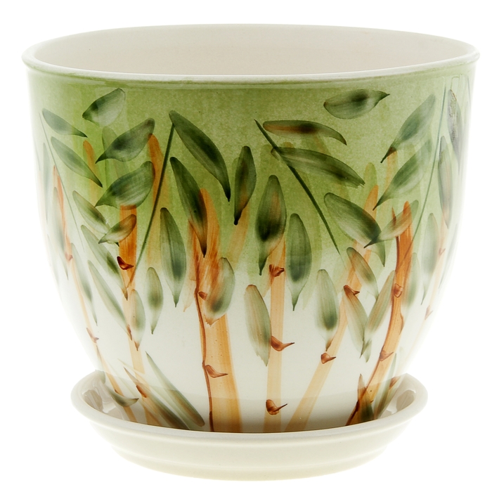 Кашпо "Виктор" бамбуковая роща, 4 л