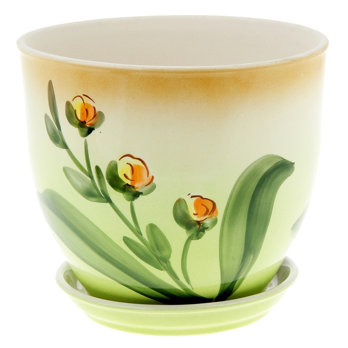 Кашпо "Виктор" бутоны, 4 л