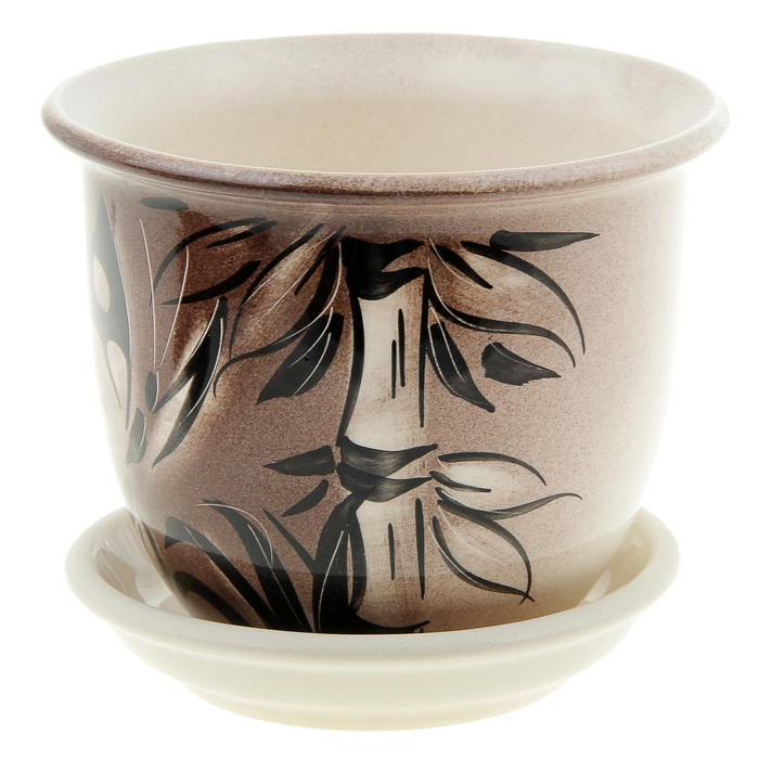 Кашпо "Классик" мотылек, 0,5 л