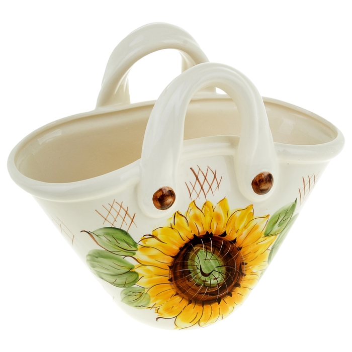 Кашпо "Корзинка" подсолнух, 4 л