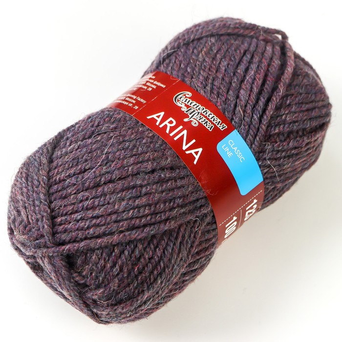 

Пряжа Arina (АринаПШ) 50% шерсть, 50% акрил 123м/100гр меланж 12-1 (16261)