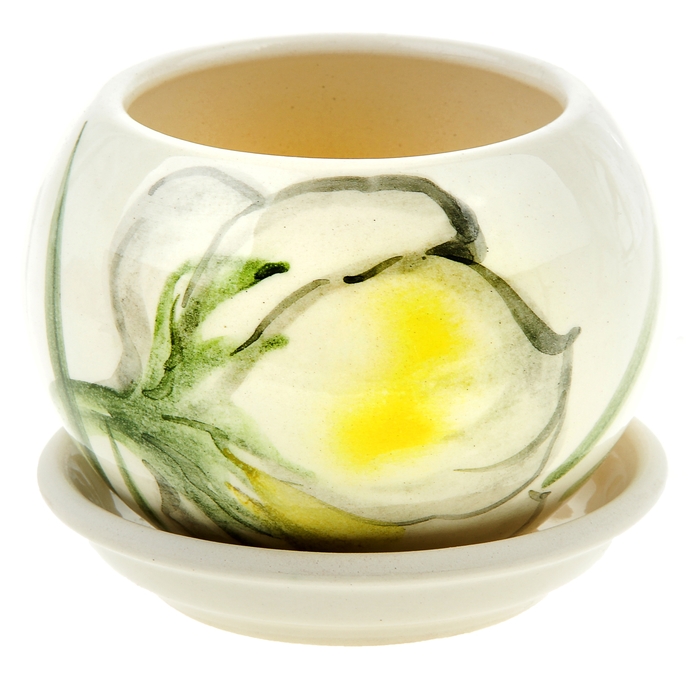 Кашпо "Шар" нарцисс, 0,4 л