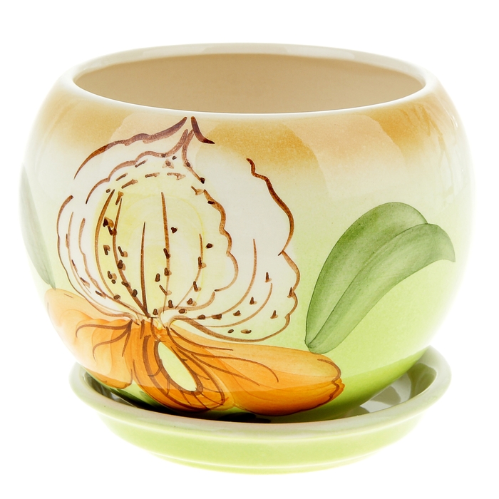 Кашпо "Шар" орхидея, 1,4 л