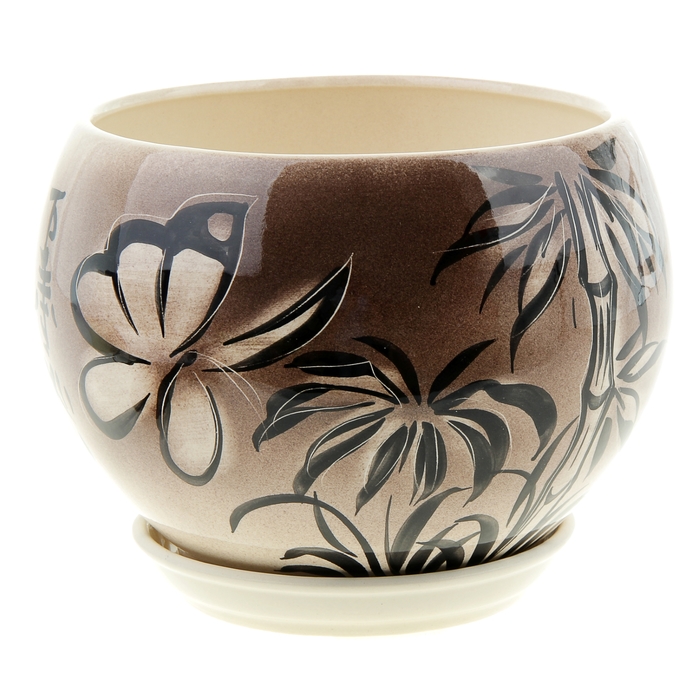 Кашпо "Шар" мотылек, 4,1 л