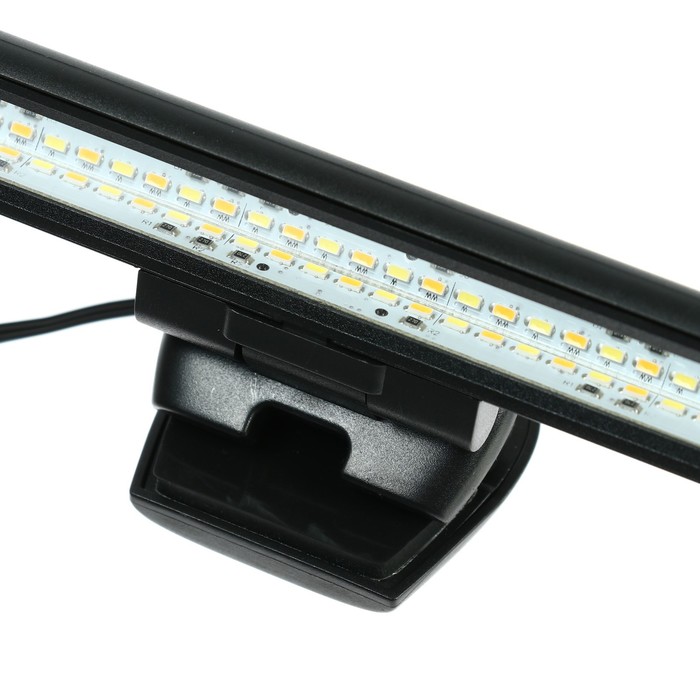 

Светильник для ноутбука + чехол, 3 Вт, LED 3000/4000/6500К, USB, 26 cм, диммир., черный