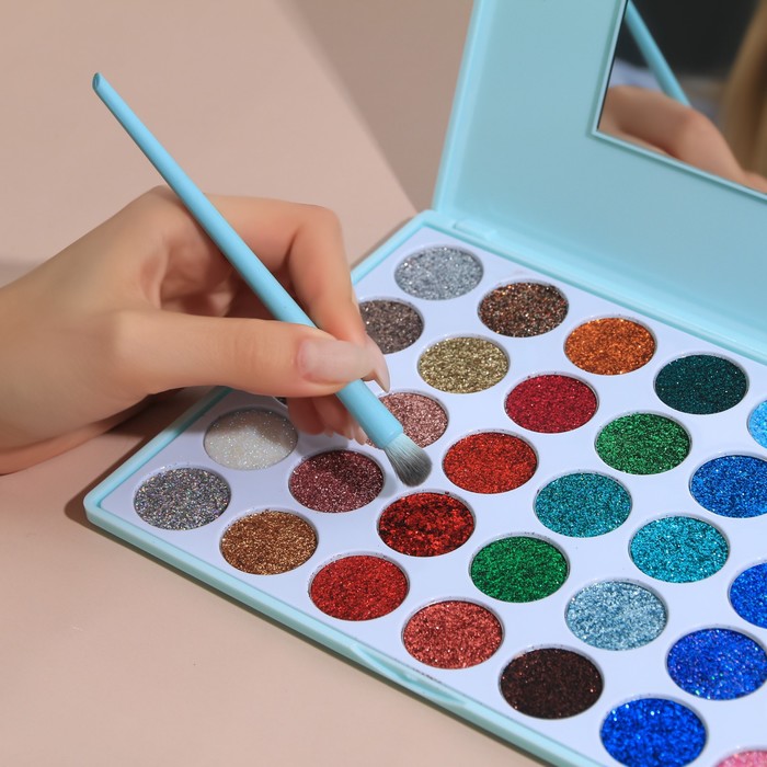 

Be Beauty, палетка глиттерных теней для век, 35 цветов, 42 гр