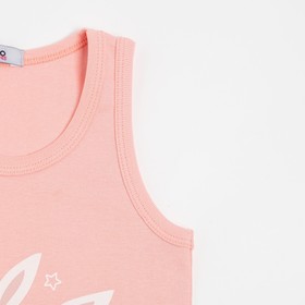 

Комплект (майка, трусы) для девочки, цвет розовый, рост 122 см