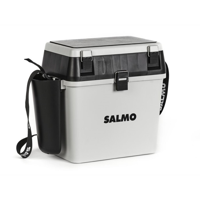 ящик рыболовный зимний salmo пласт 39 5x24 5x38см сер Ящик рыболовный зимний Salmo 2-х ярус.(из 5-ти частей) пласт. 39.5x24.5x38см сер.
