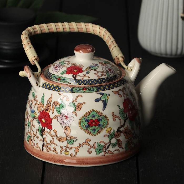 Чайник заварочный 600 мл "Цветы"