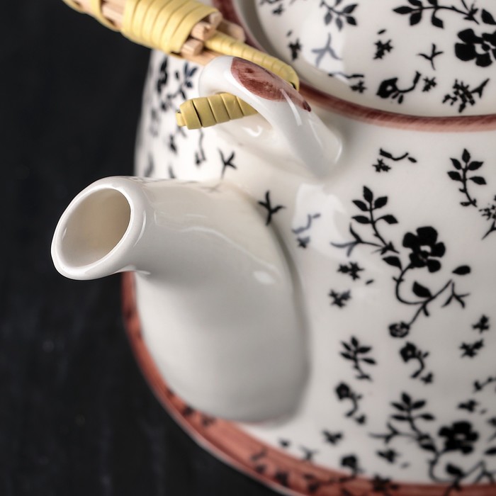 Чайник заварочный 900 мл "Цветочная фантазия"