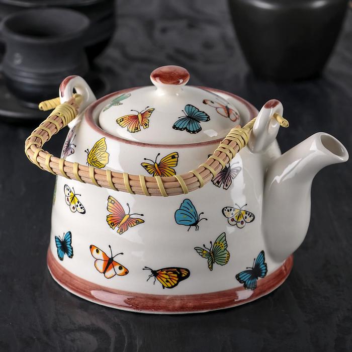 Чайник заварочный 900 мл "Бабочки"