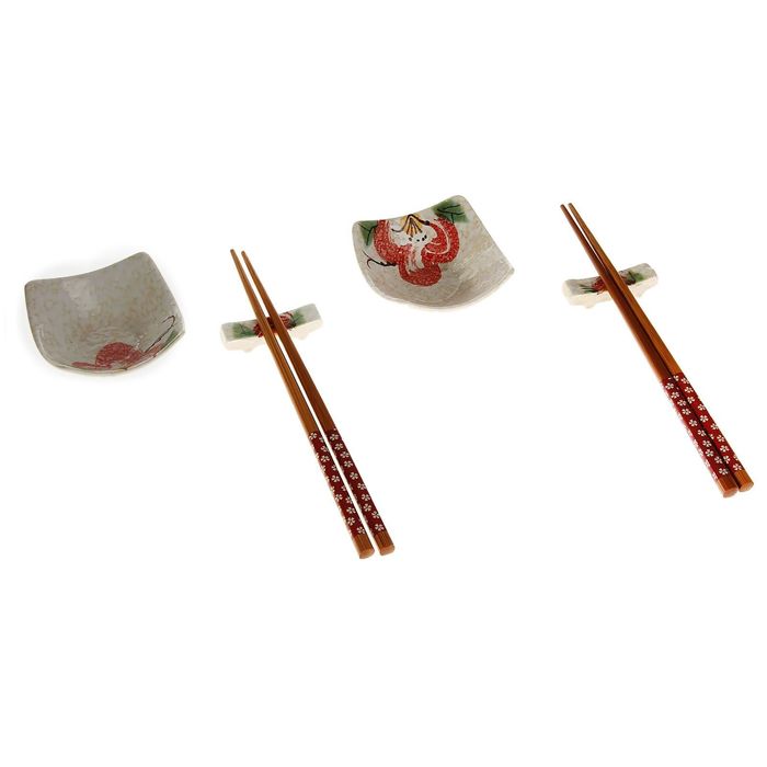 Набор для суши 6 предметов "Красный цветок"