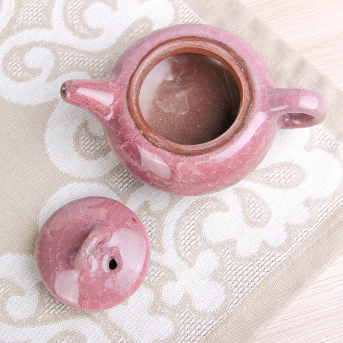 Набор для чайной церемонии "Лунный камень. Сирень", 7 предметов: чайник 150 мл, чашки 50 мл