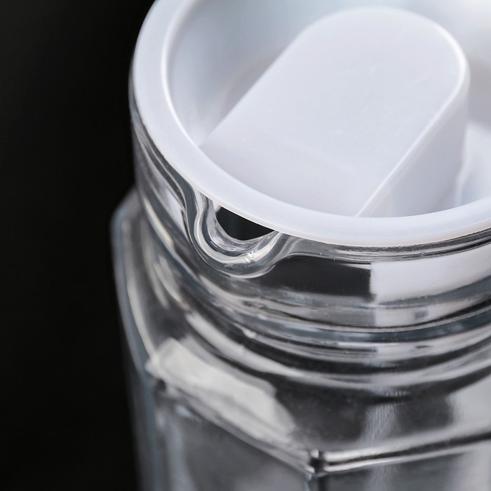 

Кувшин стеклянный «Шестигранник», 1 л, с крышкой