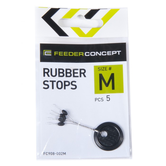 Стопоры резиновые Feeder Concept RUBBER STOPS р.006XXXL 5шт.