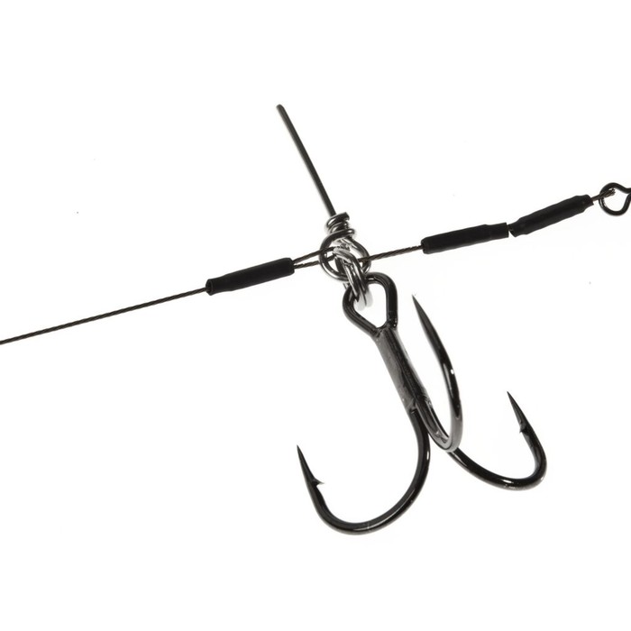 

Остнаска стал. Lucky John STINGER SSW 1х7 3,5+5,5cm, оснащ. тройником №01 1шт.