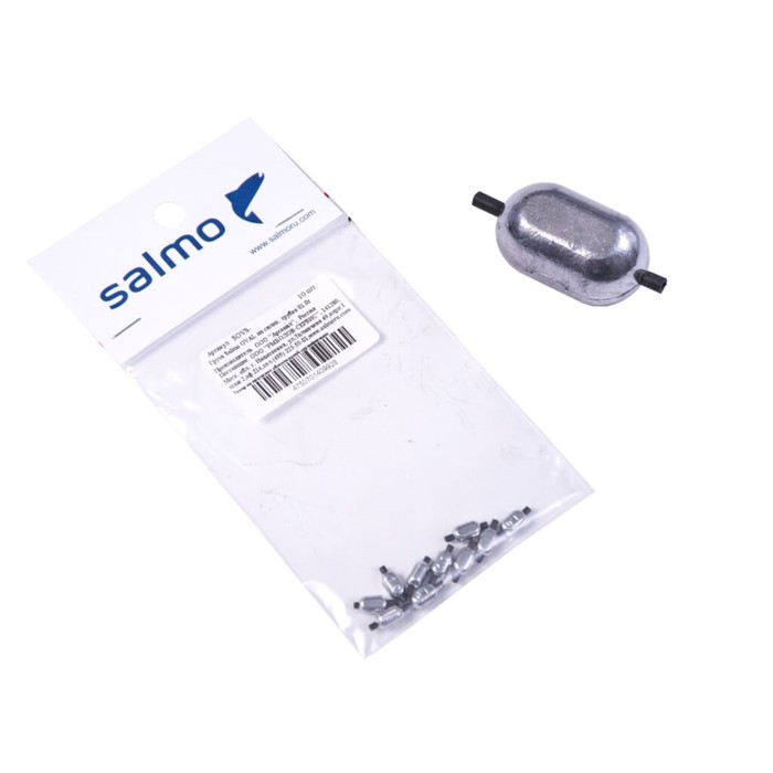 

Груза Salmo OVAL на силиконовой трубке, 4 г, 10 шт.