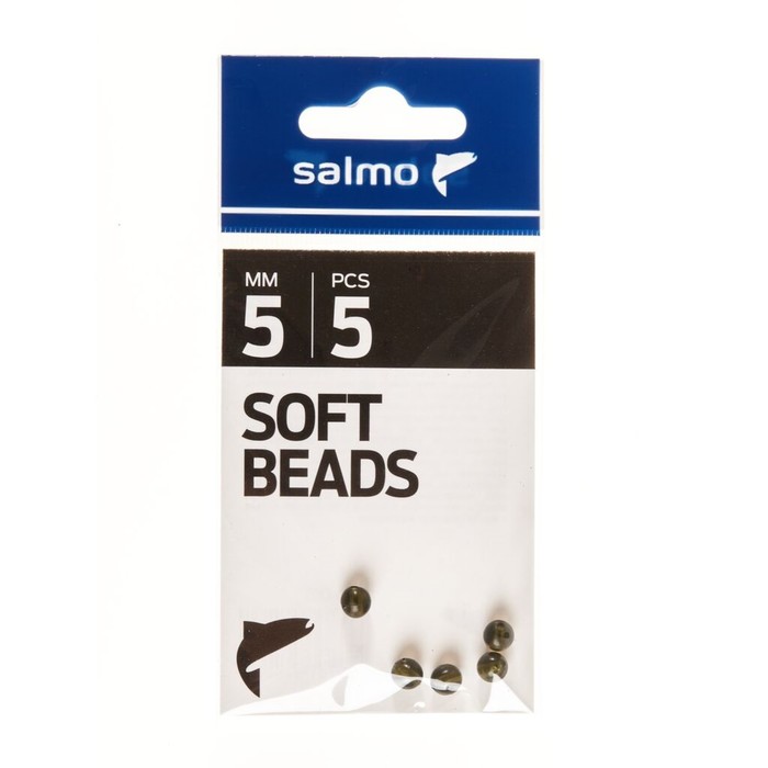 

Бусины мягкие Salmo SOFT BEADS 5мм 5шт.