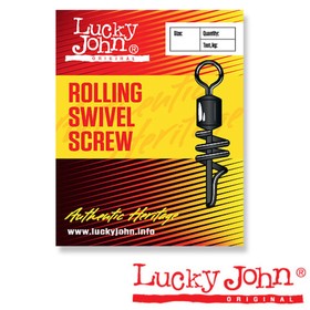 

Вертлюги c застежкой Lucky John ROLLING AND SCREW K001/0 5шт.