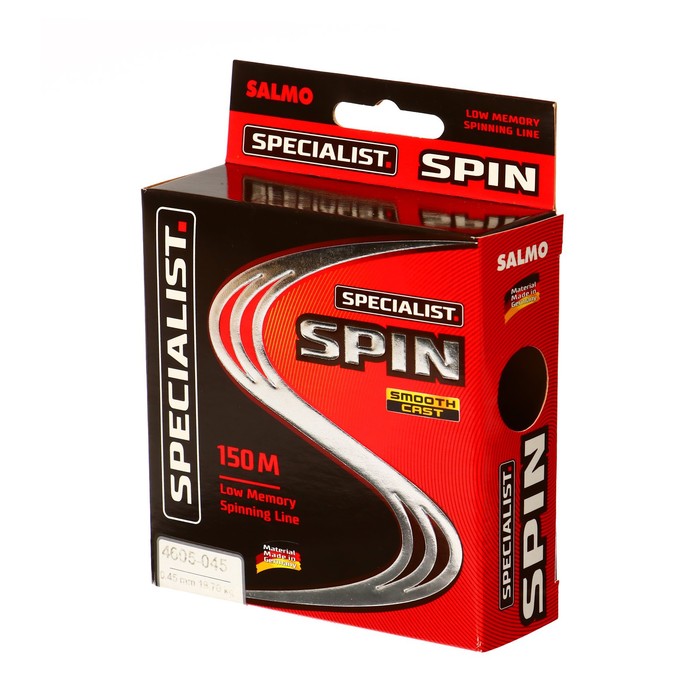фото Леска монофильная salmo specialist spin, диаметр 0.45 мм, тест 18.7 кг, 150 м