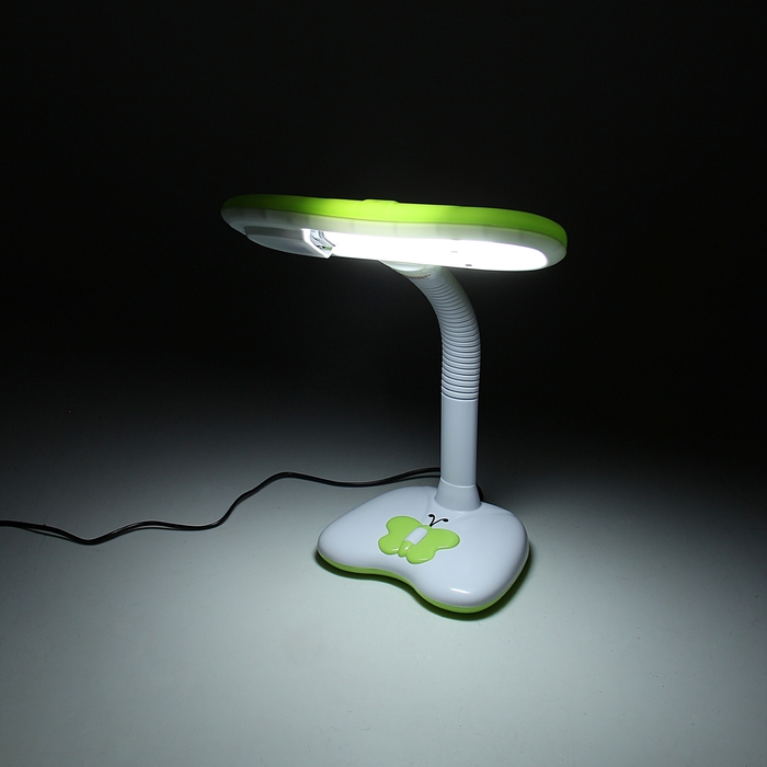 Настольная лампа "Бабочка", зелёная