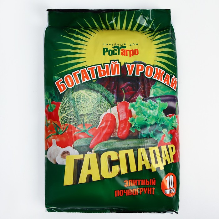 

Почвогрунт "Гаспадар", "Богатый урожай", 10 л