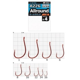 

Крючки Cobra Pro AIIROUND сер.A226 разм.010 10шт.