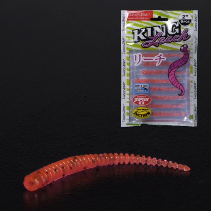 

Слаги съедобные искусственные LJ Pro Series KING LEECH 05.08/052 9шт.