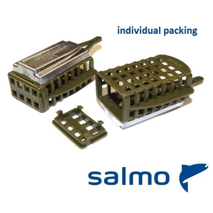 

Кормушка фидерная Salmo FEEDER SQUARE с дном 160г
