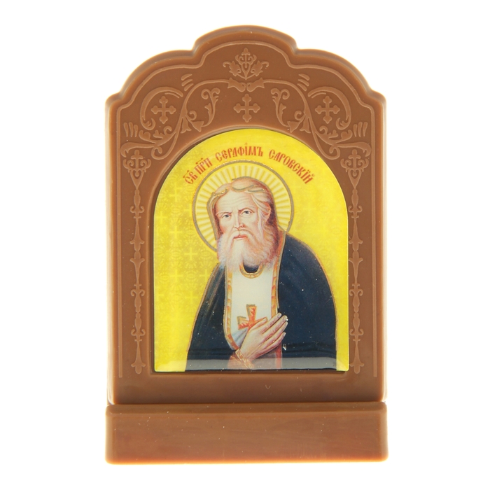 Икона на подставке "Преподобный Серафим Саровский"