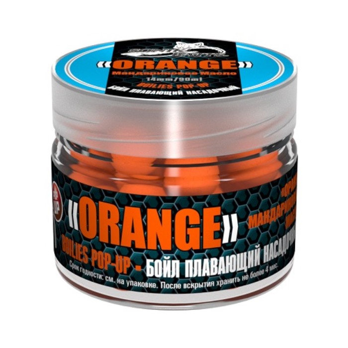 

Бойлы насад. плав. Sonik Baits ORANGE-TANGERINE Oil Fluo Pop-ups 14мм 90мл
