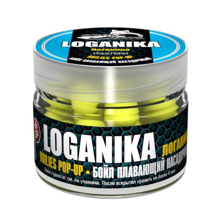 

Бойлы насад. плав. Sonik Baits LOGANIKA Fluo Pop-ups 14мм 90мл
