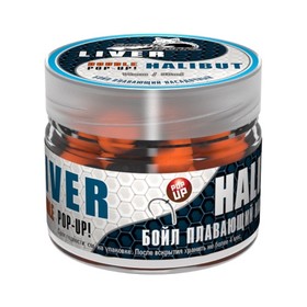 

Бойлы насад. плав. двух цв. Sonik Baits LIVER-HALIBUT Fluo Pop-ups 14мм 90мл