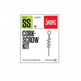 

Спирали LJ Pro Series CORKSCROW KIT XL для крепления силиконовых приманок 6шт.